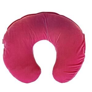 Boppy Baby Standard Nursing Pillow Infant Nursery Pink Velour Removable Cover